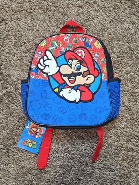 Super Mario Bros Nintendo Bioworld Mini Backpack Bag
